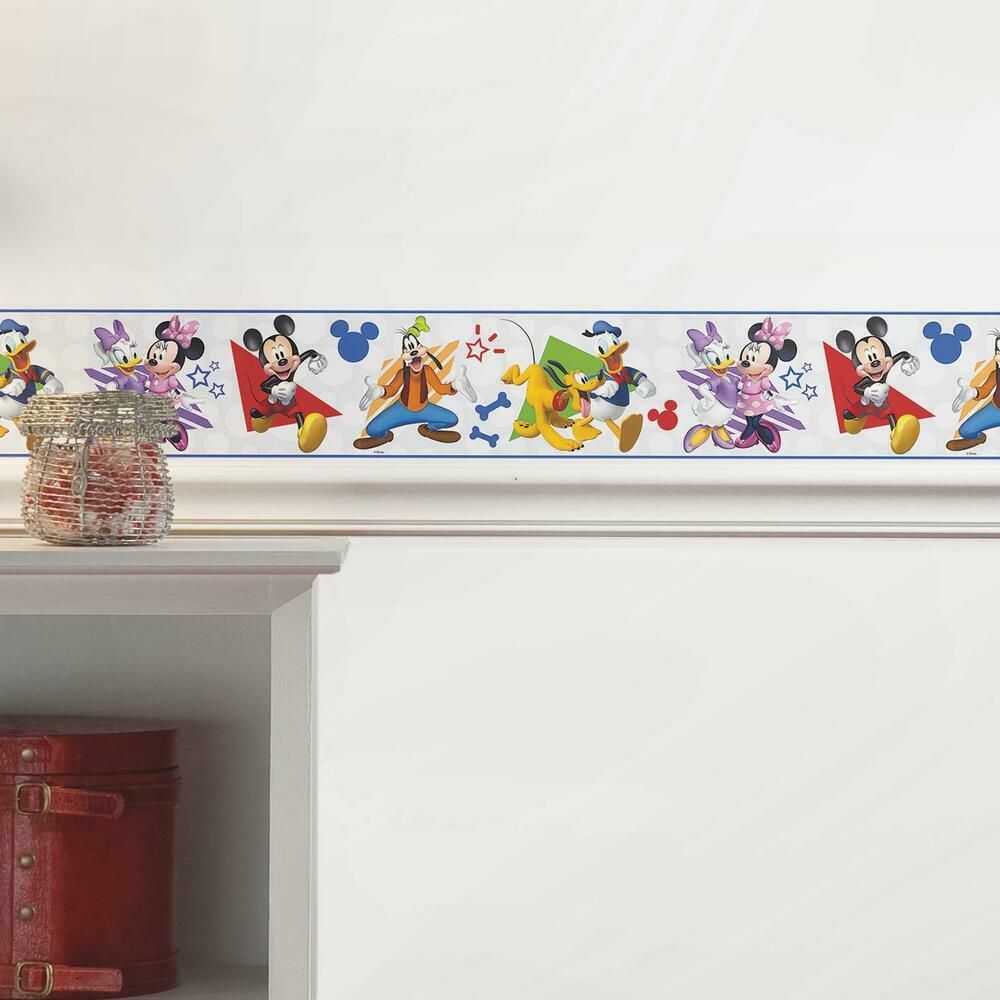 Disney Mickey & Friends Peel and Stick Border Peel and Stick Borders RoomMates   