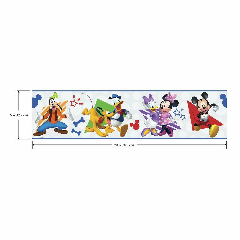 Disney Mickey & Friends Peel and Stick Border Peel and Stick Borders RoomMates   