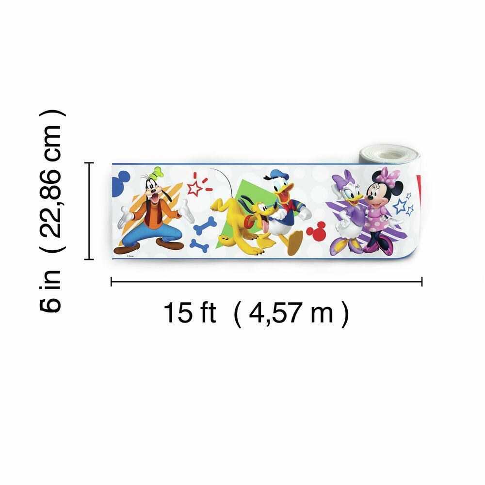 Disney Mickey & Friends Peel and Stick Border Peel and Stick Borders RoomMates   