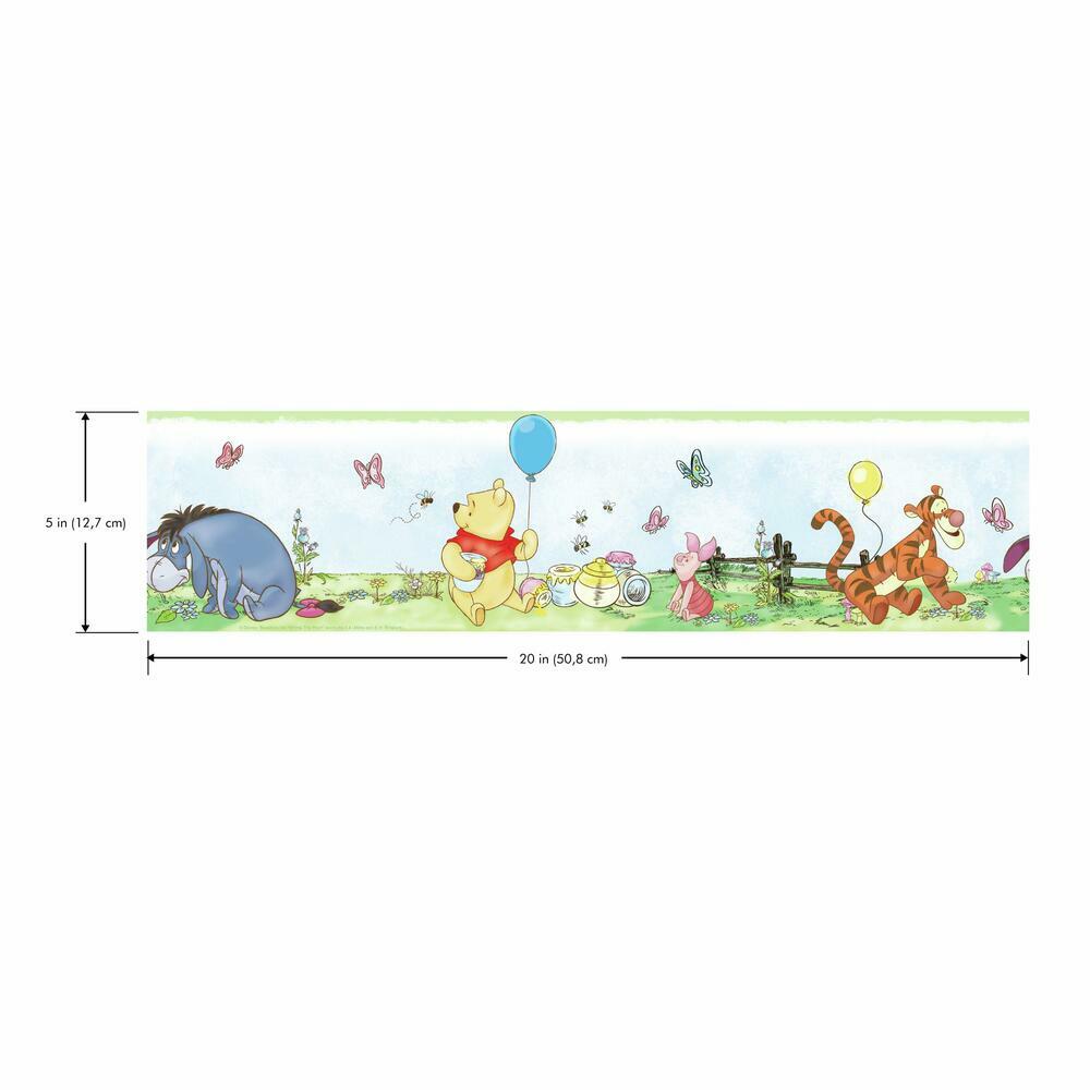 Disney Winnie the Pooh Toddler Peel and Stick Border Peel and Stick Borders RoomMates   