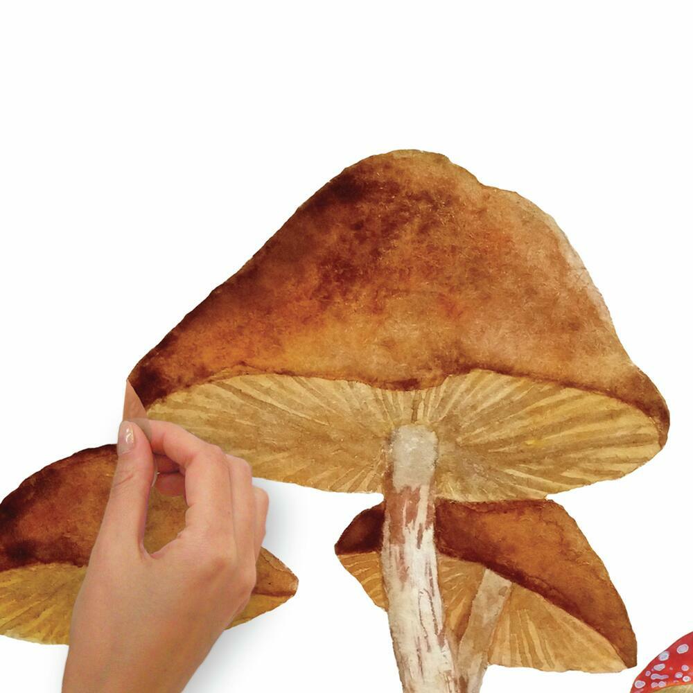 Mushroom Giant Peel and Stick Wall Decals Wall Decals RoomMates   