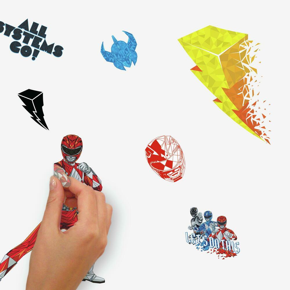 Power Rangers Peel and Stick Wall Decals Wall Decals RoomMates   