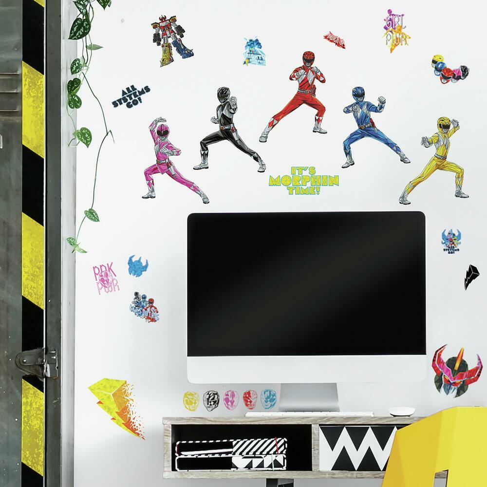 Power Rangers Peel and Stick Wall Decals Wall Decals RoomMates   