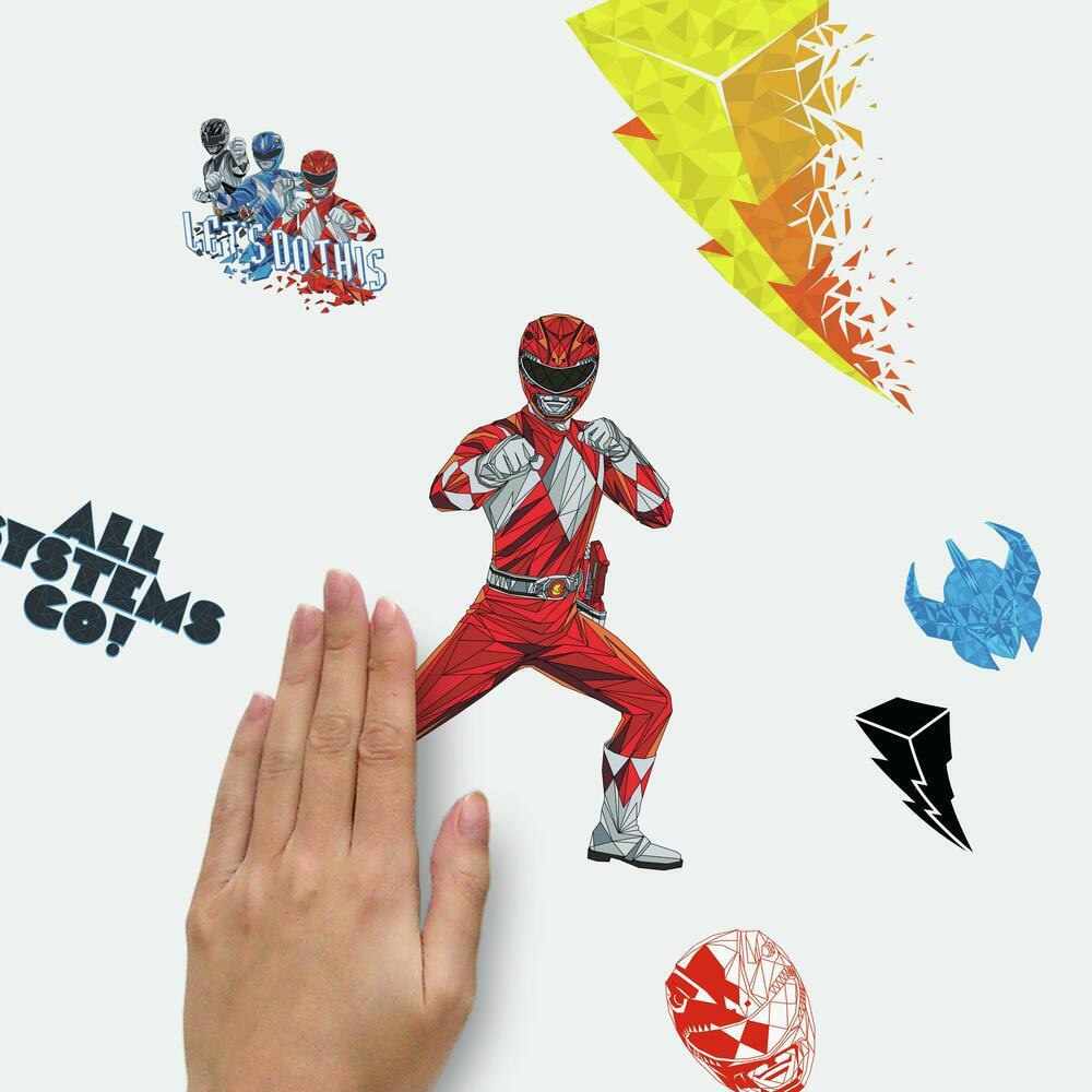 Power Rangers Peel and Stick Wall Decals Wall Decals RoomMates   
