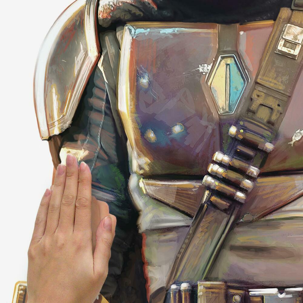The Mandalorian Peel and Stick Giant Wall Decals Wall Decals RoomMates   