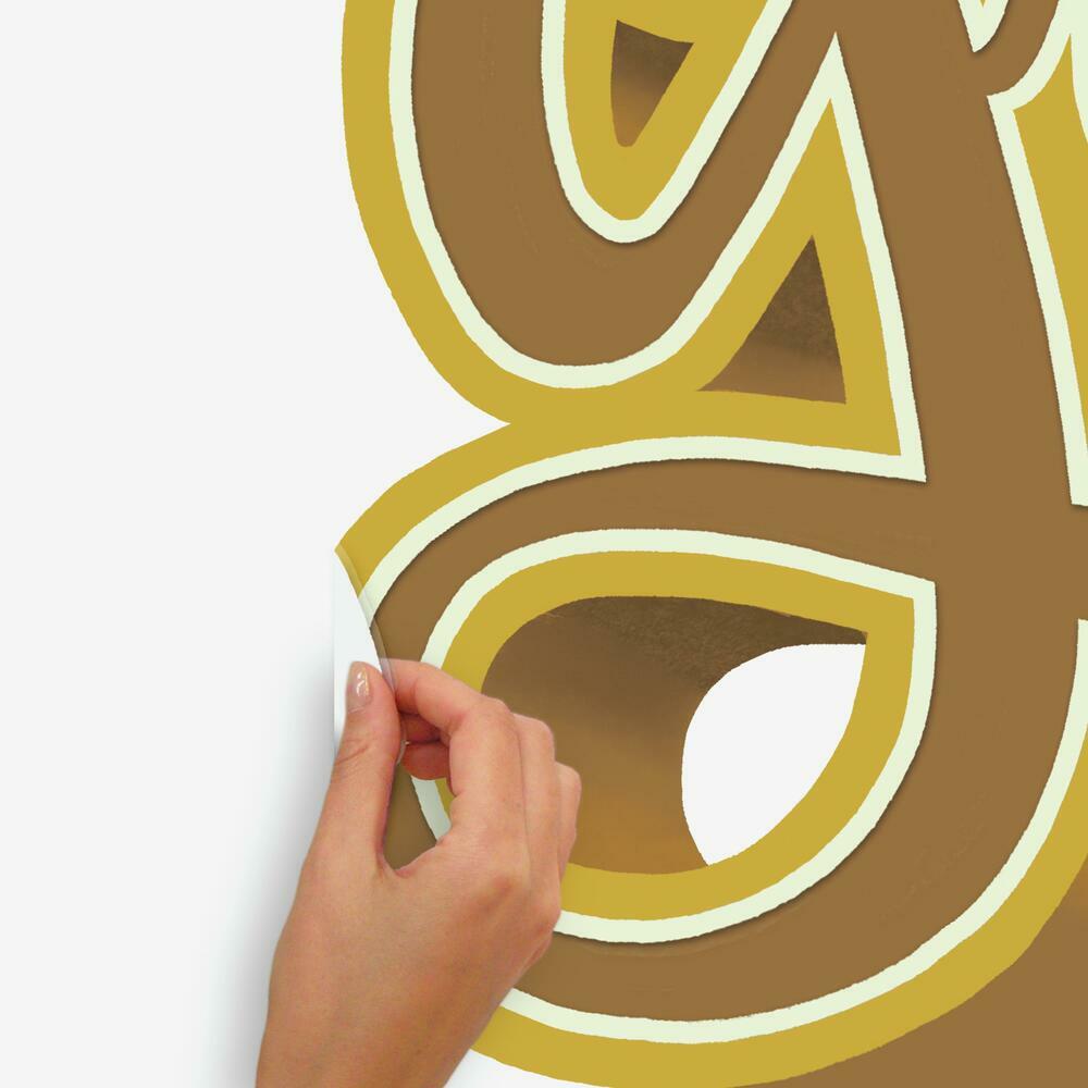 Groovy Retro Peel and Stick Giant Wall decals Wall Decals RoomMates   