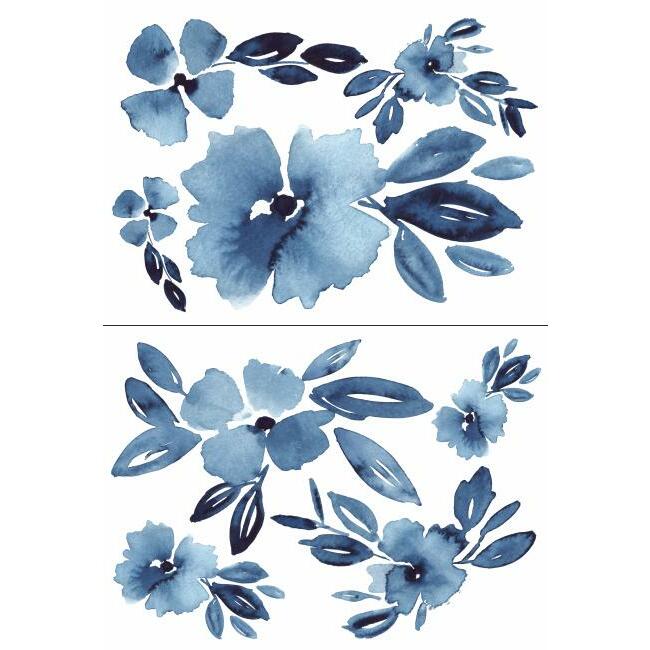 Clara Jean April Showers Flowers Peel and Stick Giant Wall Decals Wall Decals RoomMates   