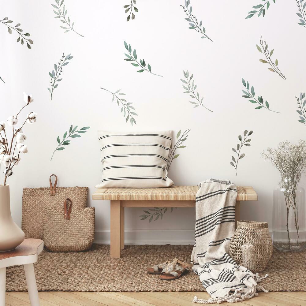 Country Leaves Peel and Stick Wall Decals Wall Decals RoomMates   