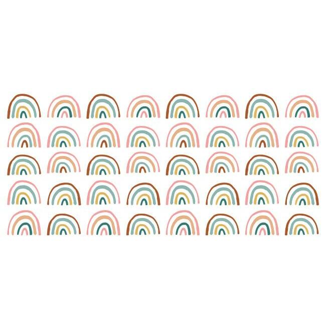 Retro Rainbow Peel and Stick Wall Decals Wall Decals RoomMates   
