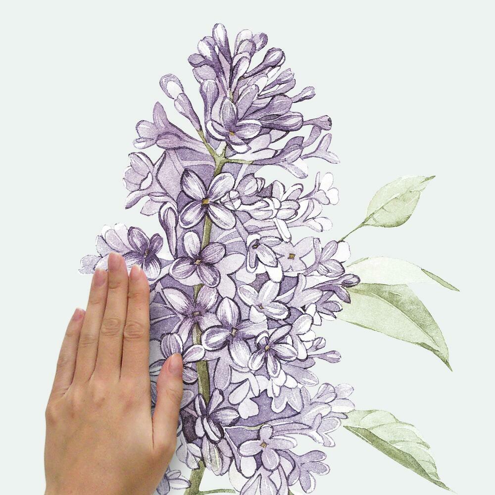 Lilac Peel and Stick Giant Wall Decals Wall Decals RoomMates   