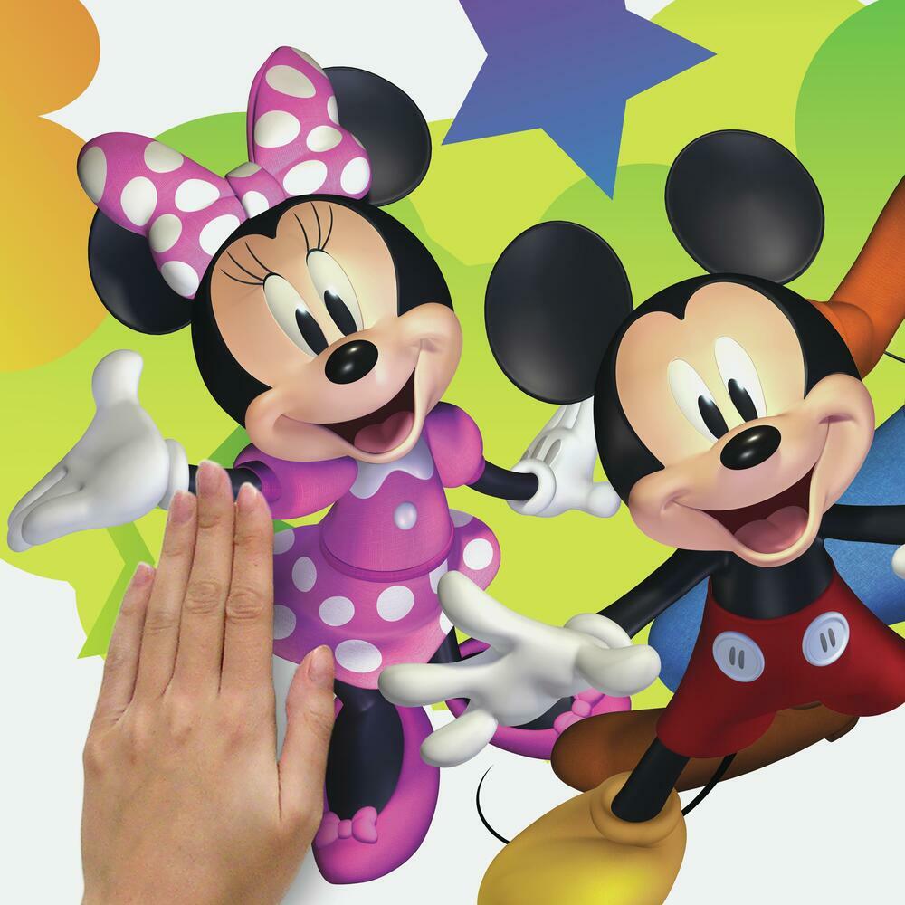 Mickey & Friends Peel and Stick Giant Wall Decals with Alphabet for Personalization Wall Decals RoomMates   