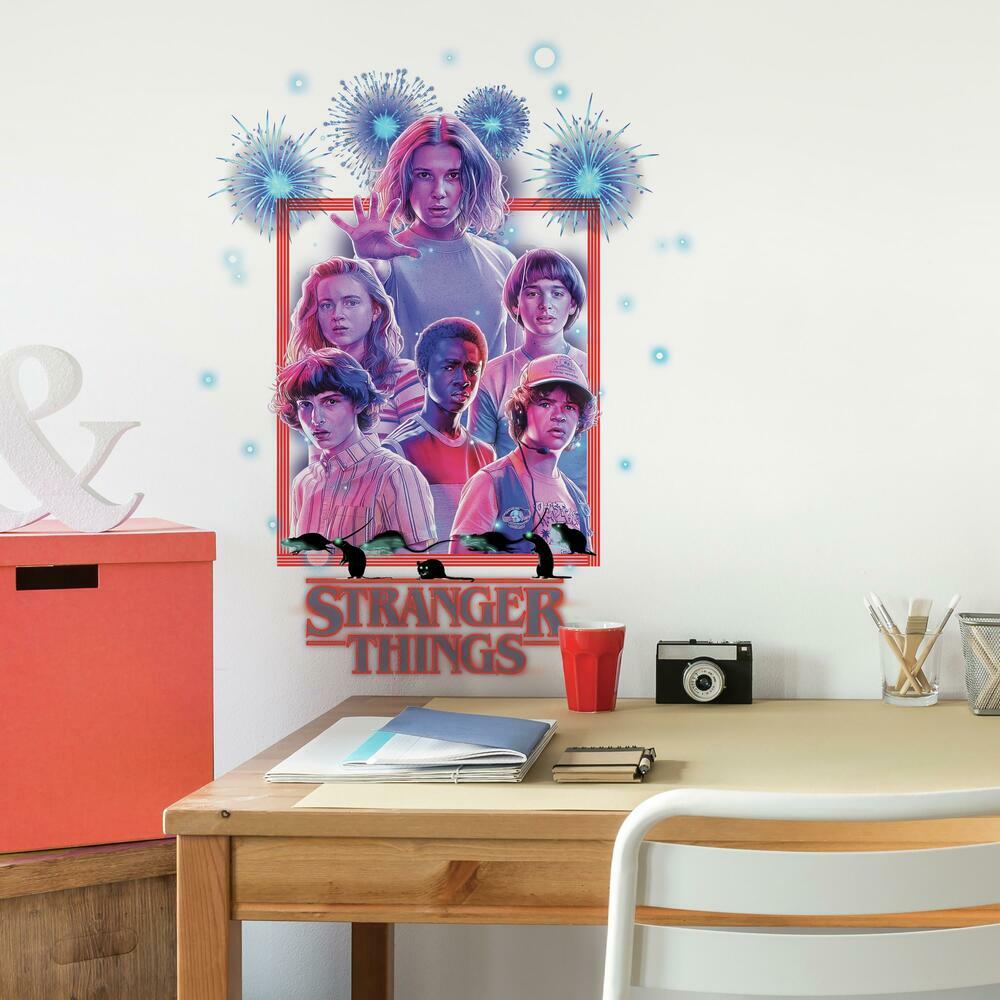 Stranger Things Peel and Stick Giant Wall Decals Wall Decals RoomMates   