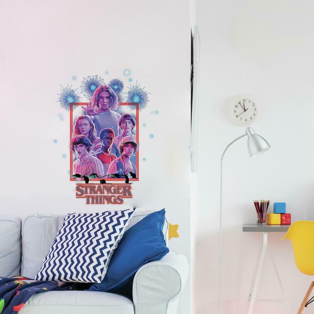 Stranger Things Peel and Stick Giant Wall Decals Wall Decals RoomMates   