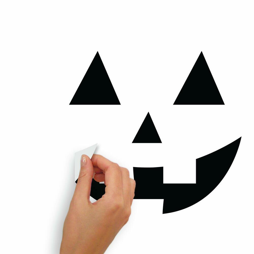 Halloween Pumpkin Faces Peel and Stick Wall Decals Wall Decals RoomMates   