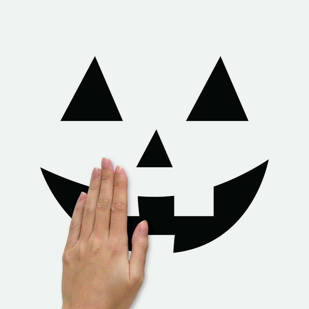 Halloween Pumpkin Faces Peel and Stick Wall Decals Wall Decals RoomMates   