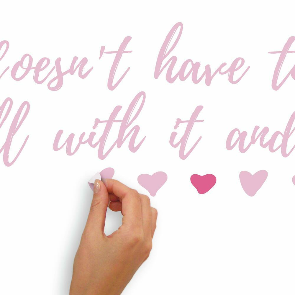 Netflix Always and Forever, Lara Jean Quote Peel and Stick Wall Decals Wall Decals RoomMates   