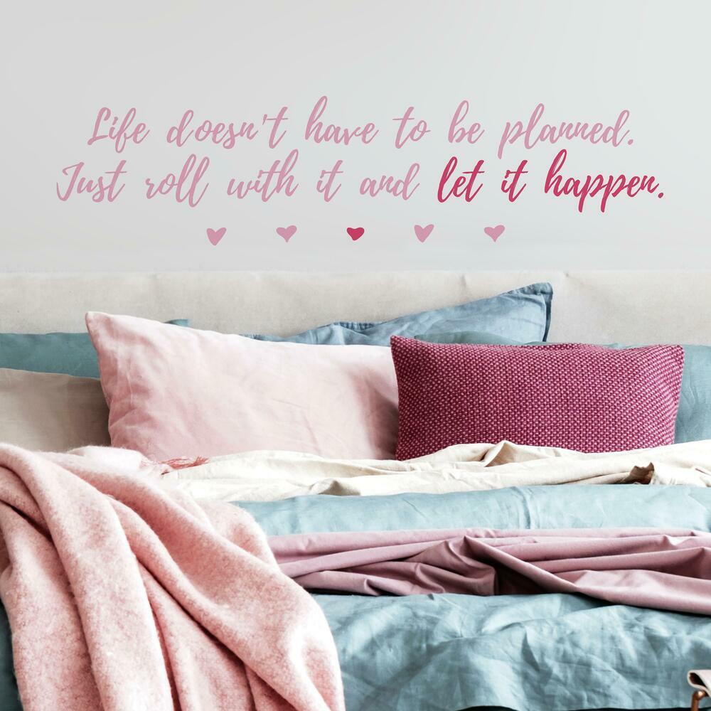 Netflix Always and Forever, Lara Jean Quote Peel and Stick Wall Decals Wall Decals RoomMates   