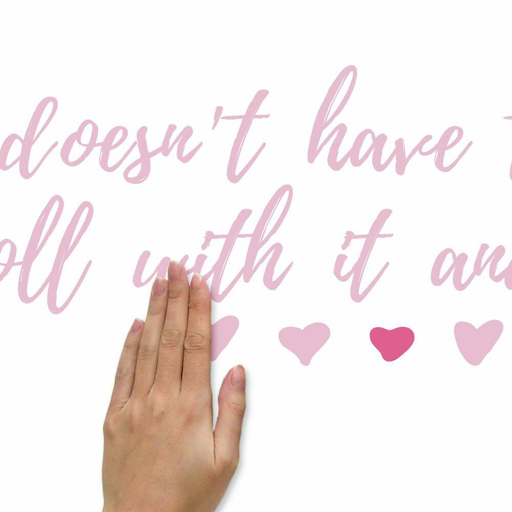 Netflix Always and Forever, Lara Jean Quote Peel and Stick Wall Decals Wall Decals RoomMates   