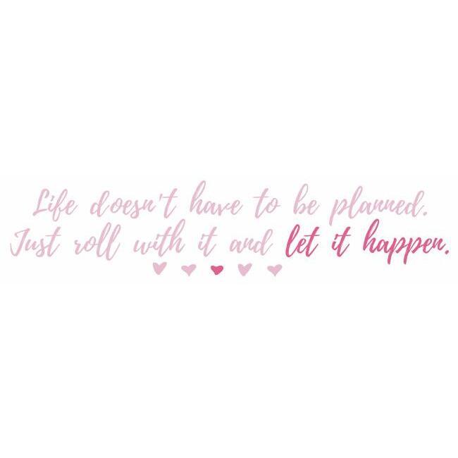 Netflix Always and Forever, Lara Jean Quote Peel and Stick Wall Decals Wall Decals RoomMates   