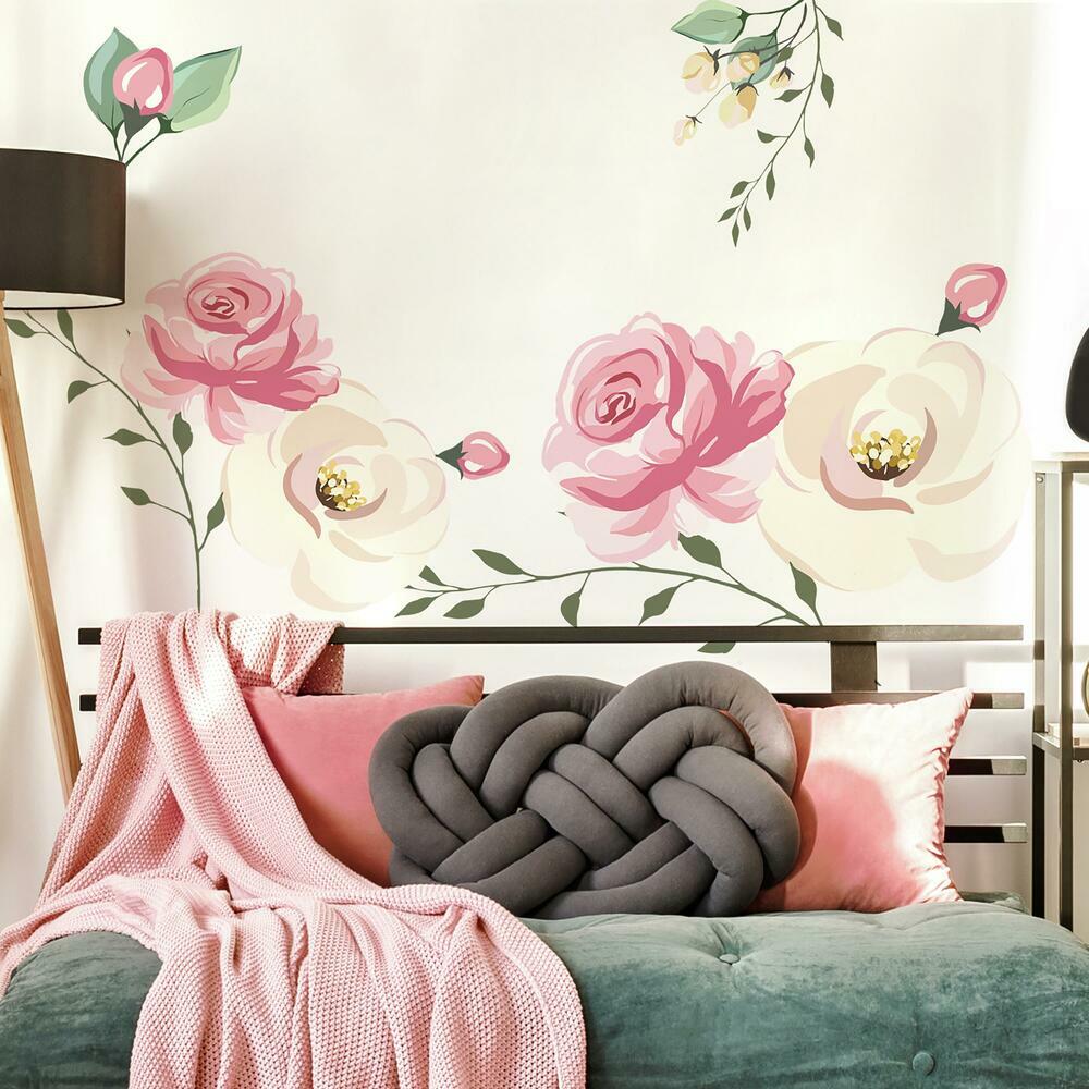 Netflix To All The Boys I've Loved Before Floral Peel and Stick Wall Decals Wall Decals RoomMates   