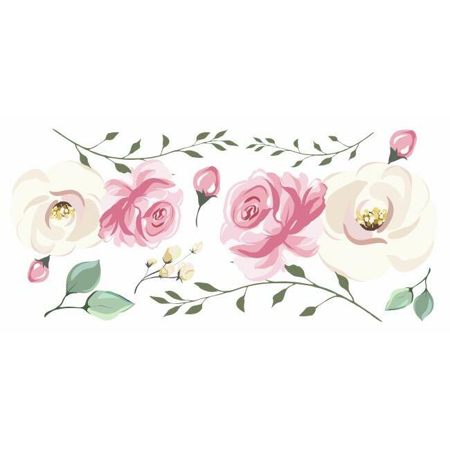 Netflix To All The Boys I've Loved Before Floral Peel and Stick Wall Decals Wall Decals RoomMates   