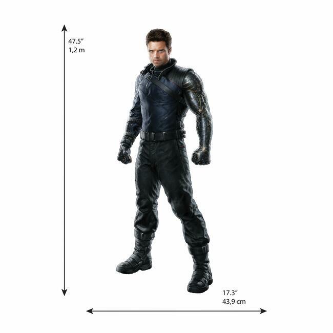 Falcon And The Winter Soldier Winter Soldier Peel and Stick Giant Wall Decal Wall Decals RoomMates   