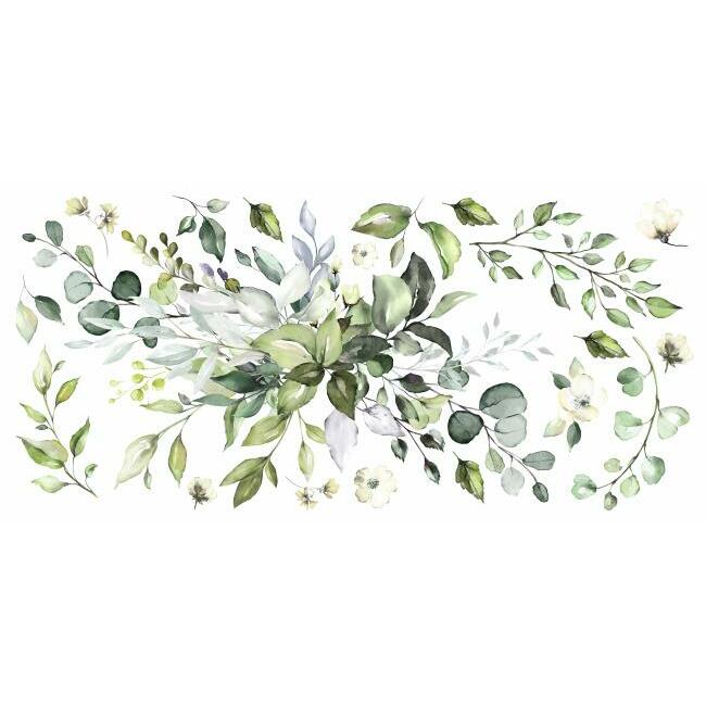 Watercolor Floral Arrangement Peel and Stick Giant Wall Decals Wall Decals RoomMates   
