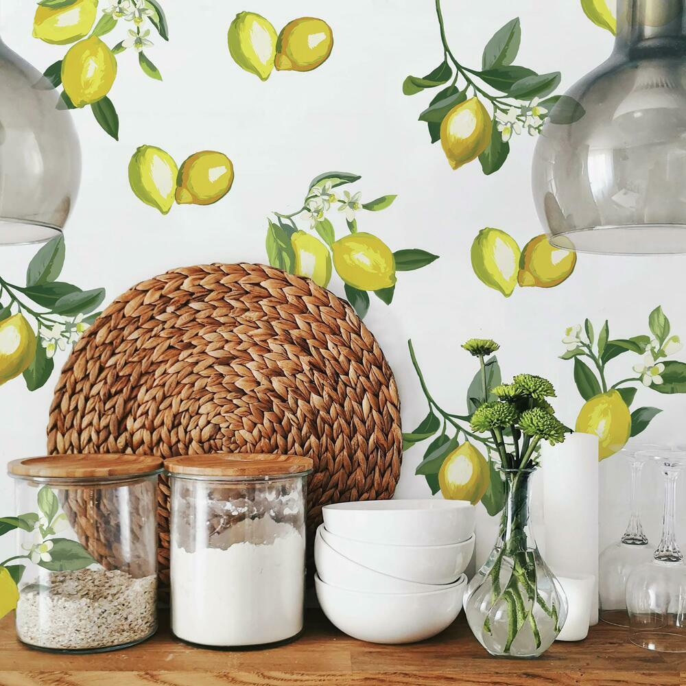 Lemon Peel and Stick Giant Wall Decals Wall Decals RoomMates   
