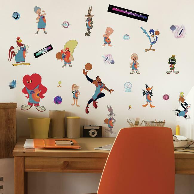 Space Jam Peel And Stick Wall Decals Wall Decals RoomMates   