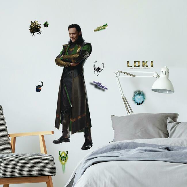 Loki Peel And Stick Giant Wall Decal Wall Decals RoomMates   