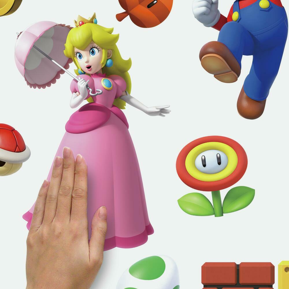 Super Mario Brothers Peel and Stick Wall Decals Wall Decals RoomMates   