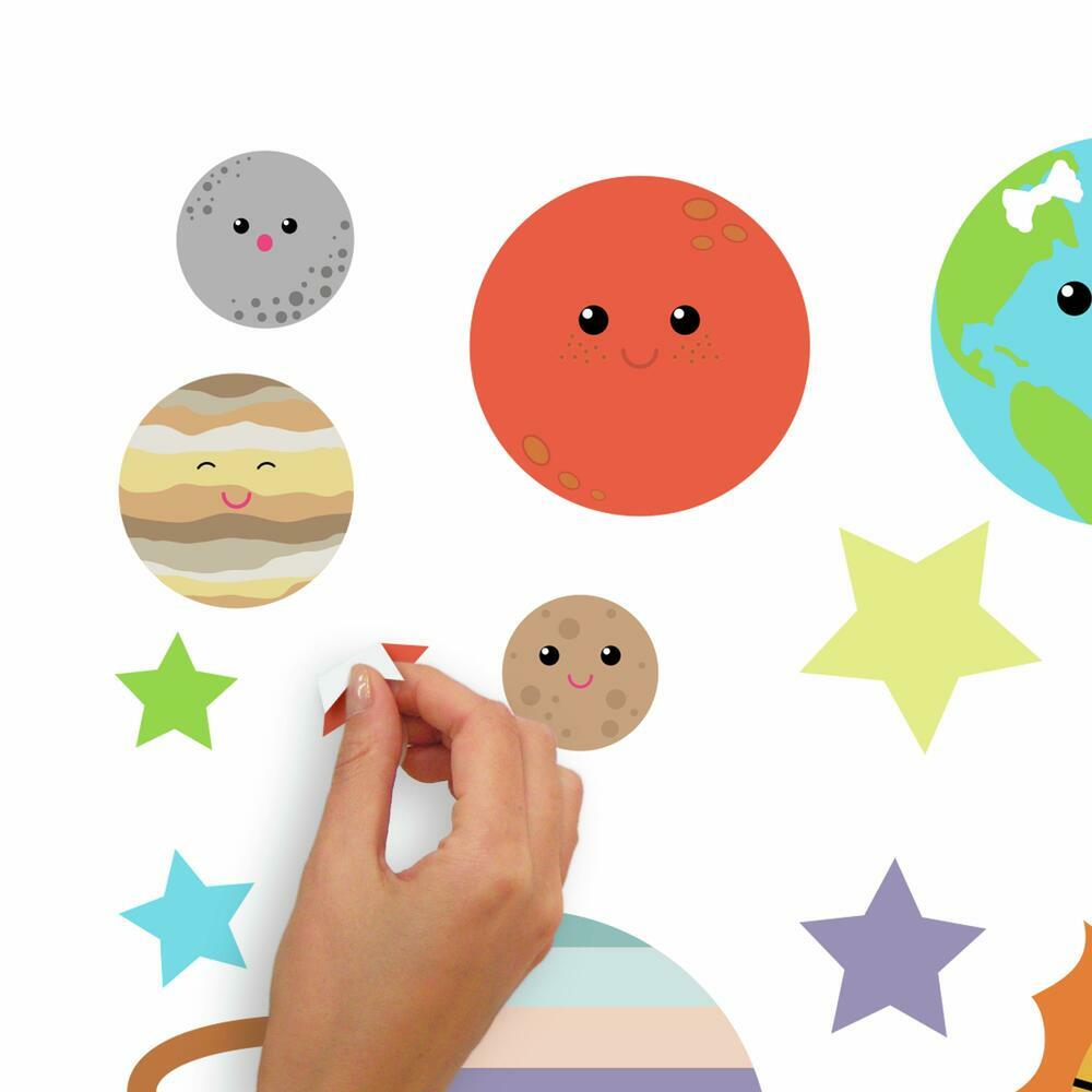 Planet Peel and Stick Wall Decals Wall Decals RoomMates   