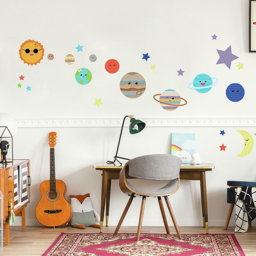 Planet Peel and Stick Wall Decals Wall Decals RoomMates   