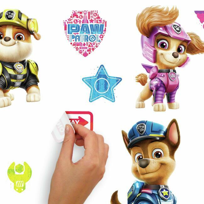 Paw Patrol Movie Peel And Stick Wall Decals Wall Decals RoomMates   