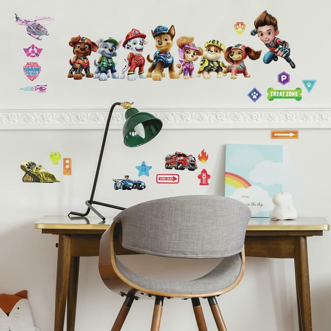 Paw Patrol Movie Peel And Stick Wall Decals Wall Decals RoomMates   