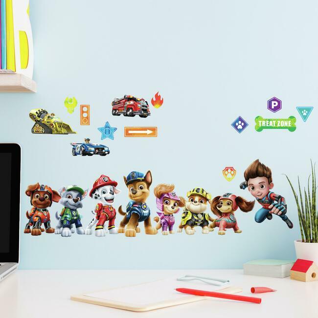 Paw Patrol Movie Peel And Stick Wall Decals Wall Decals RoomMates   