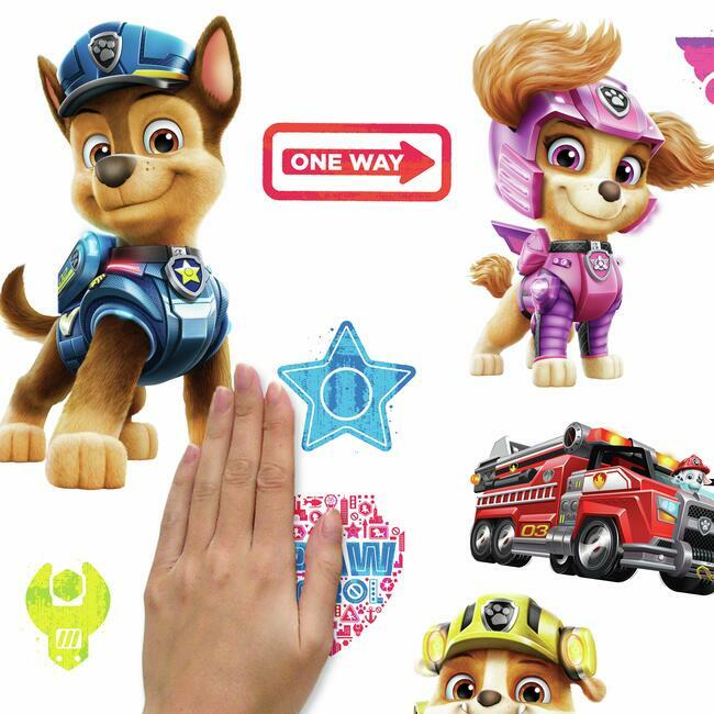 Paw Patrol Movie Peel And Stick Wall Decals Wall Decals RoomMates   