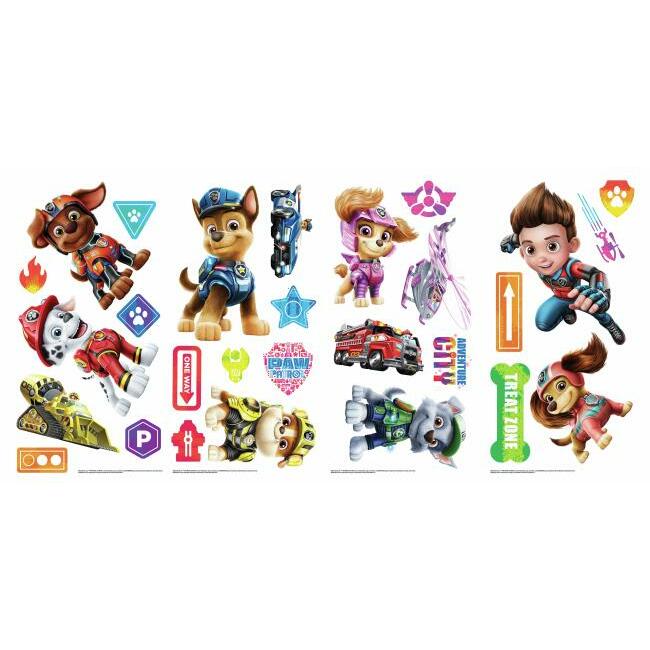 Paw Patrol Movie Peel And Stick Wall Decals Wall Decals RoomMates   