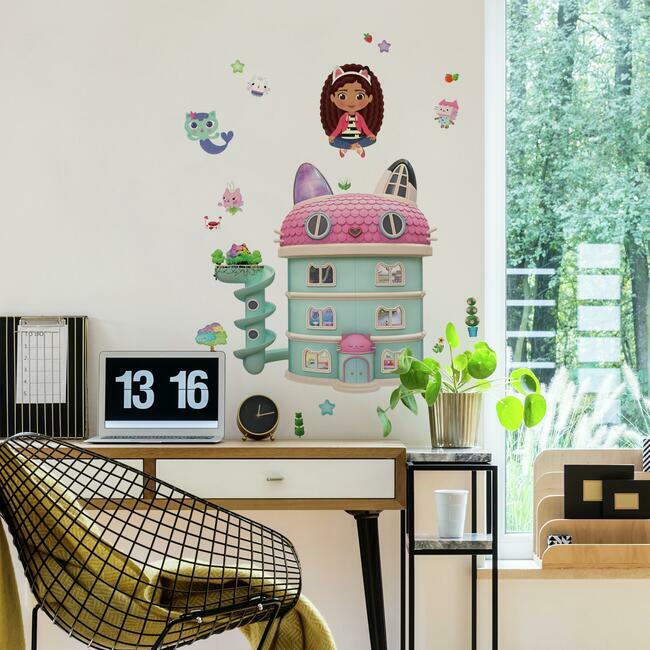 DreamWorks Gabby's Dollhouse Peel and Stick Giant Wall Decal Wall Decals RoomMates   