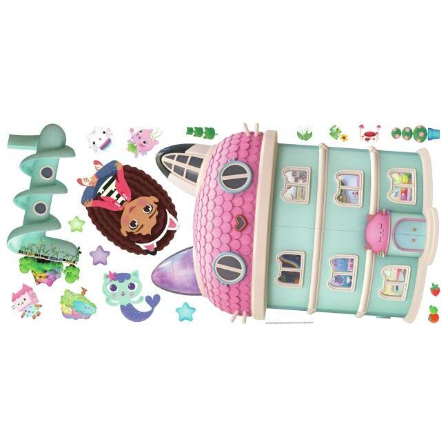 DreamWorks Gabby's Dollhouse Peel and Stick Giant Wall Decal Wall Decals RoomMates   