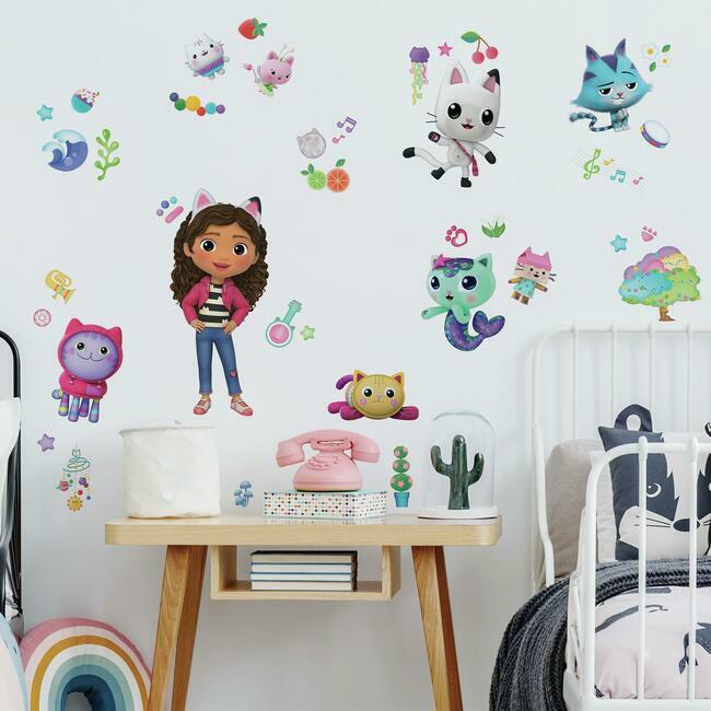 DreamWorks Gabby's Dollhouse Peel and Stick Wall Decals Wall Decals RoomMates   
