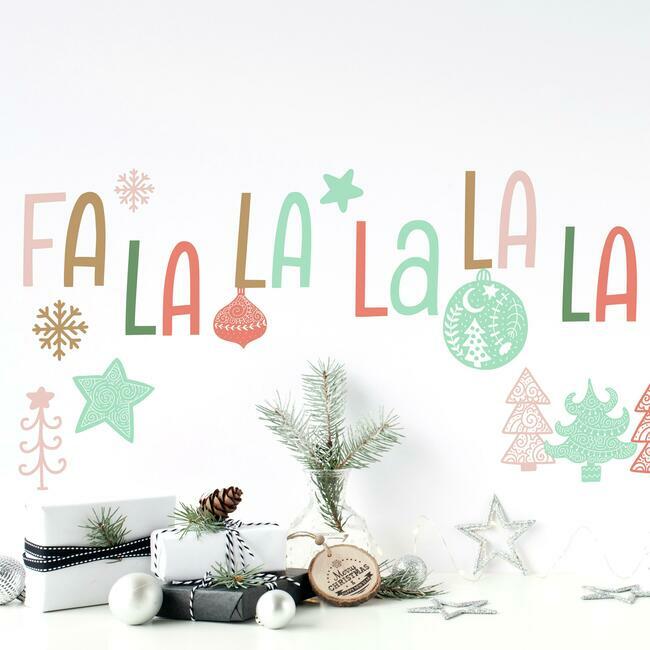 Fa La La La La Peel And Stick Wall Decals Wall Decals RoomMates   