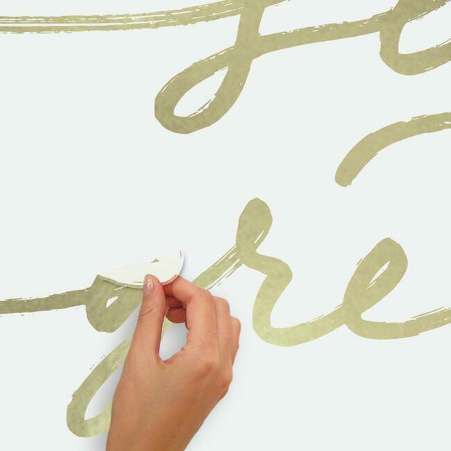 Season's Greetings Peel And Stick Wall Decals With Metallic Ink Wall Decals RoomMates   
