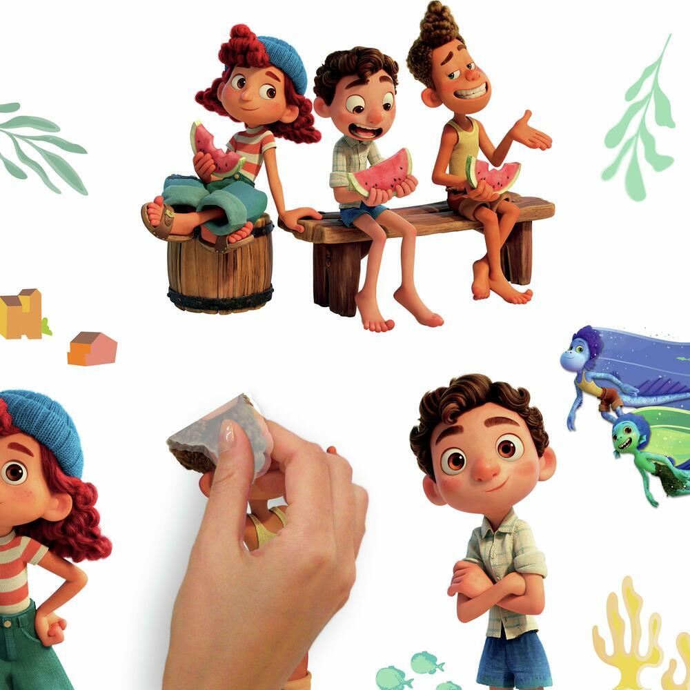 Pixar Luca Peel and Stick Wall Decals Wall Decals RoomMates   