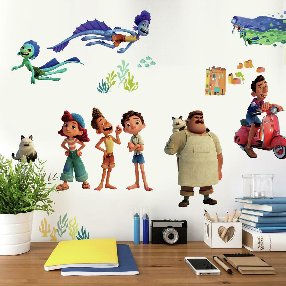 Pixar Luca Peel and Stick Wall Decals Wall Decals RoomMates   