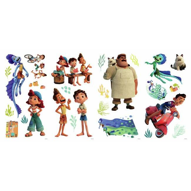 Pixar Luca Peel and Stick Wall Decals Wall Decals RoomMates   