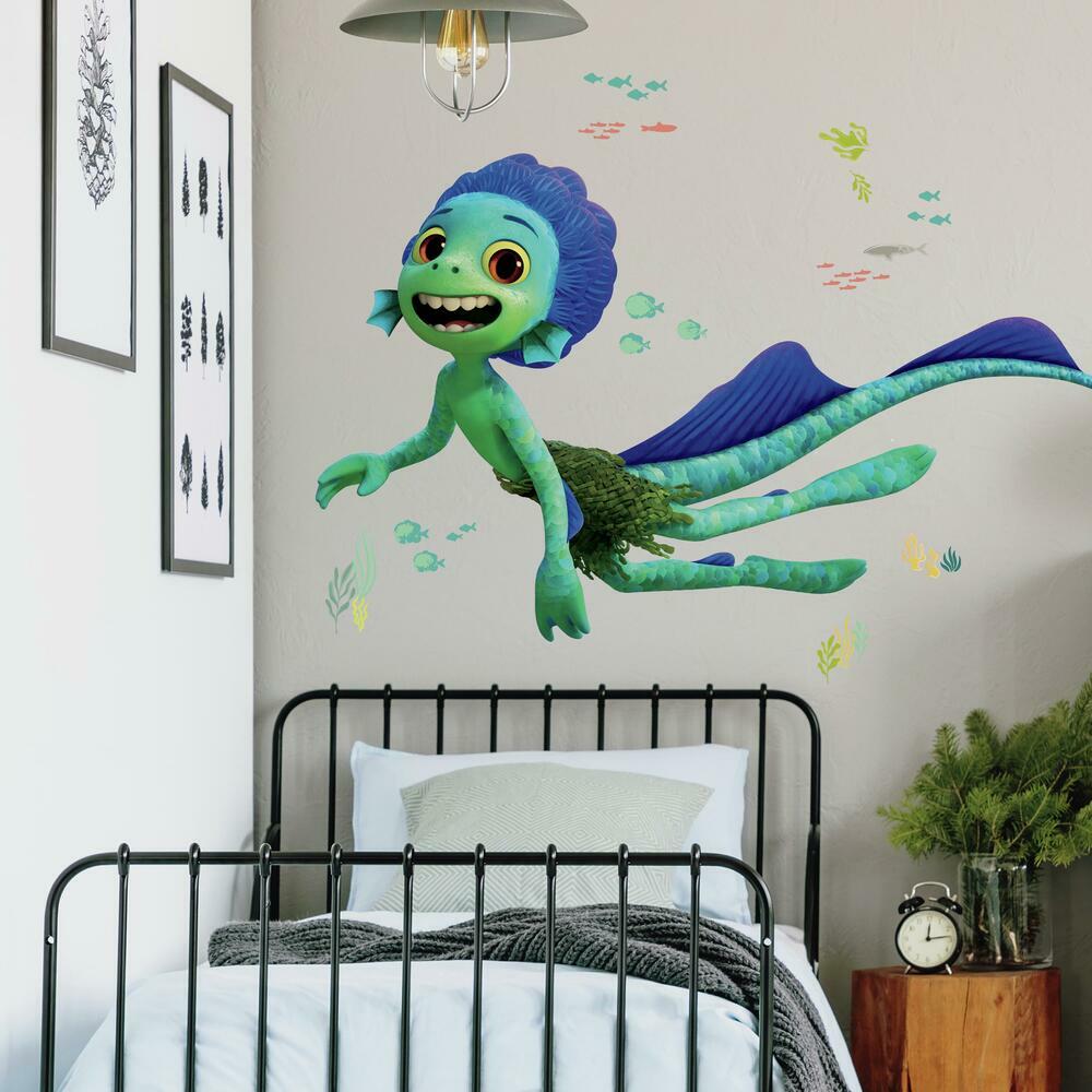Pixar Luca Sea Monster Peel and Stick Giant Wall Decals Wall Decals RoomMates   
