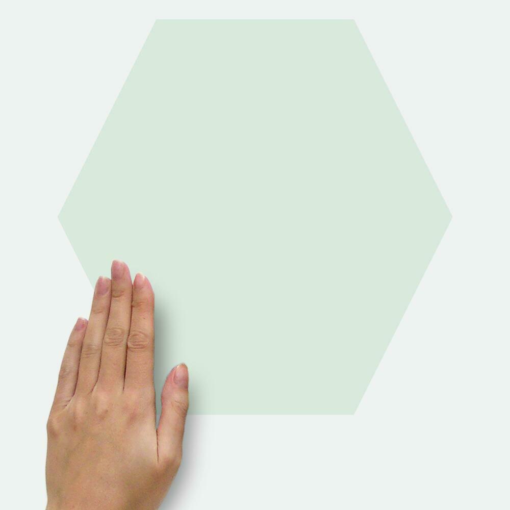 Light Sage Hexagon Dry Erase Peel and Stick Wall Decals Wall Decals RoomMates   