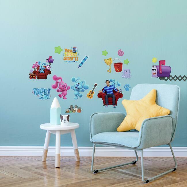 Blue's Clues Peel and Stick Wall Decals Wall Decals RoomMates   