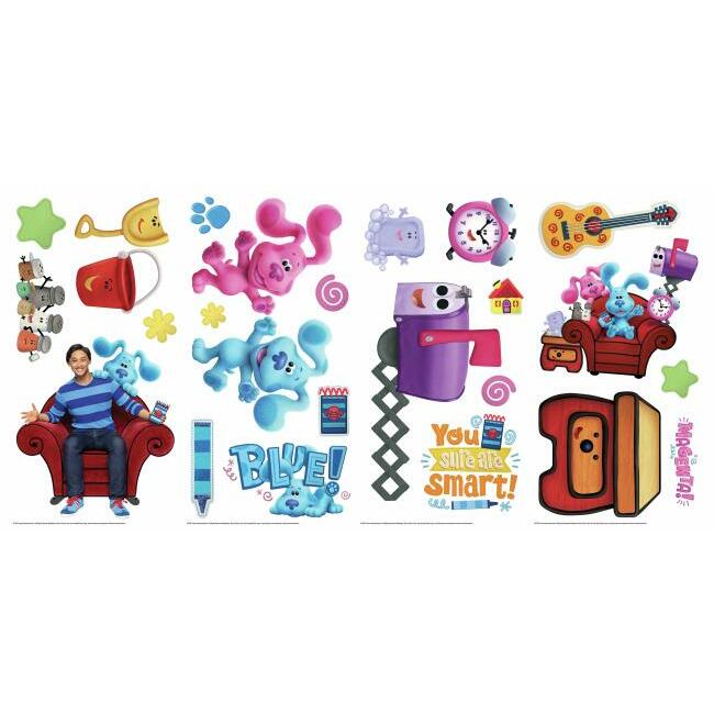 Blue's Clues Peel and Stick Wall Decals Wall Decals RoomMates   